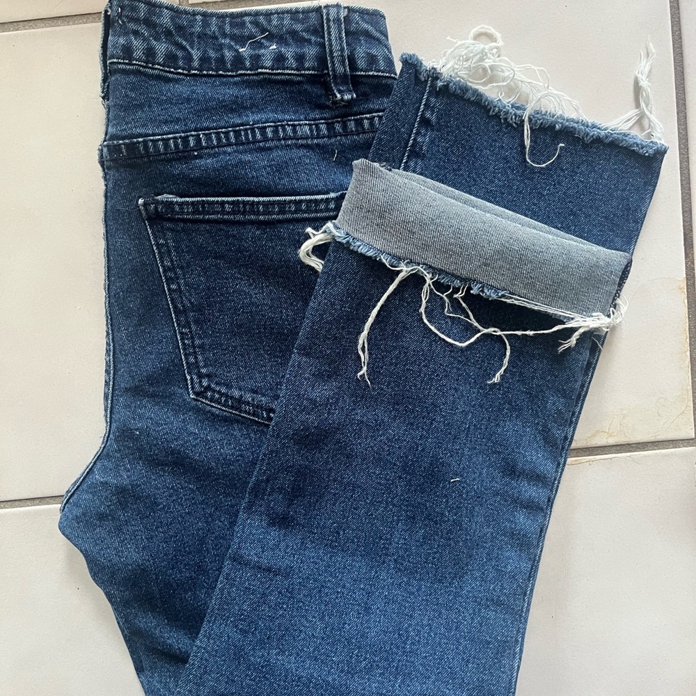SOLD Cotton On blue denim mid rise Straight jeans